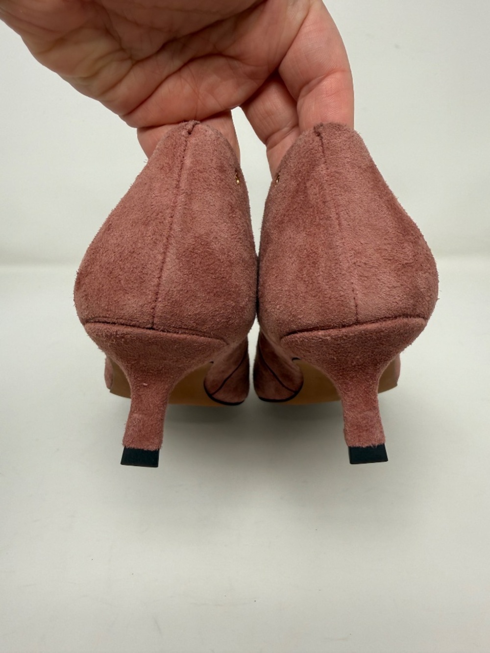 New Madewell The Remy Lace Up Pump Rosy Mauve Sz 8 - Picture 6 of 13